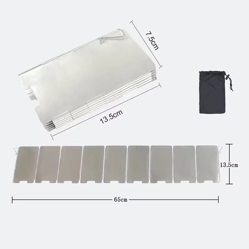 Camping Cooking Fuel - Outdoor Stove Wind Shield Camping Windscreen