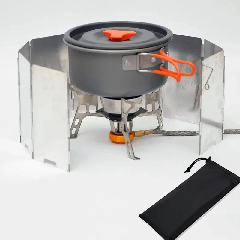 Camping Cooking Fuel - 8/10Tablet-type gas stove, windproof outdoor camping