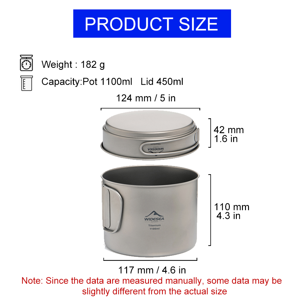 Widesea Ultralight Titanium Ca - Camping Cooking System recension och pris