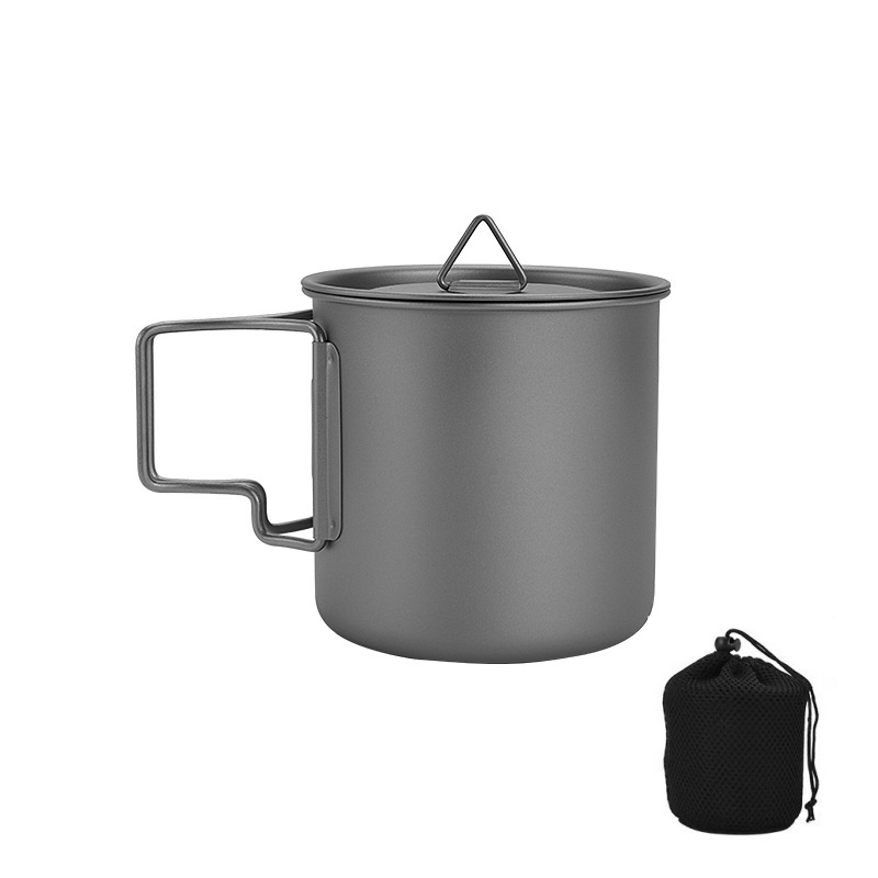 Titanium Camping Mug with Fold - Camping Cooking Tool Set recension och pris