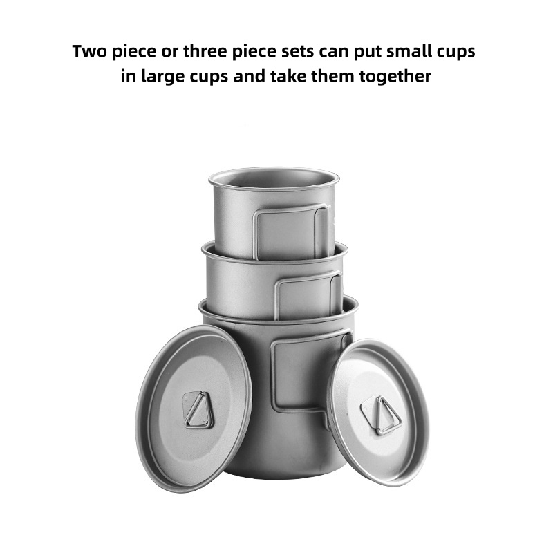 Titanium Camping Mug with Fold - Camping Cooking Tool Set recension och pris