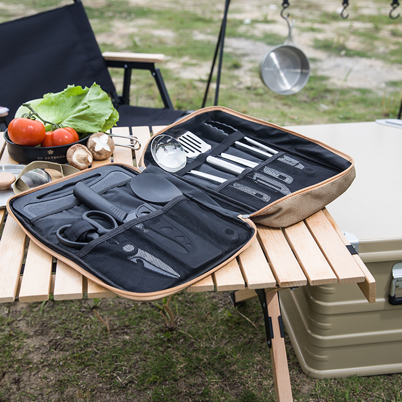 8pcs Camping Kitchen Cookware  - Camping Cooking Utensil Set recension och pris