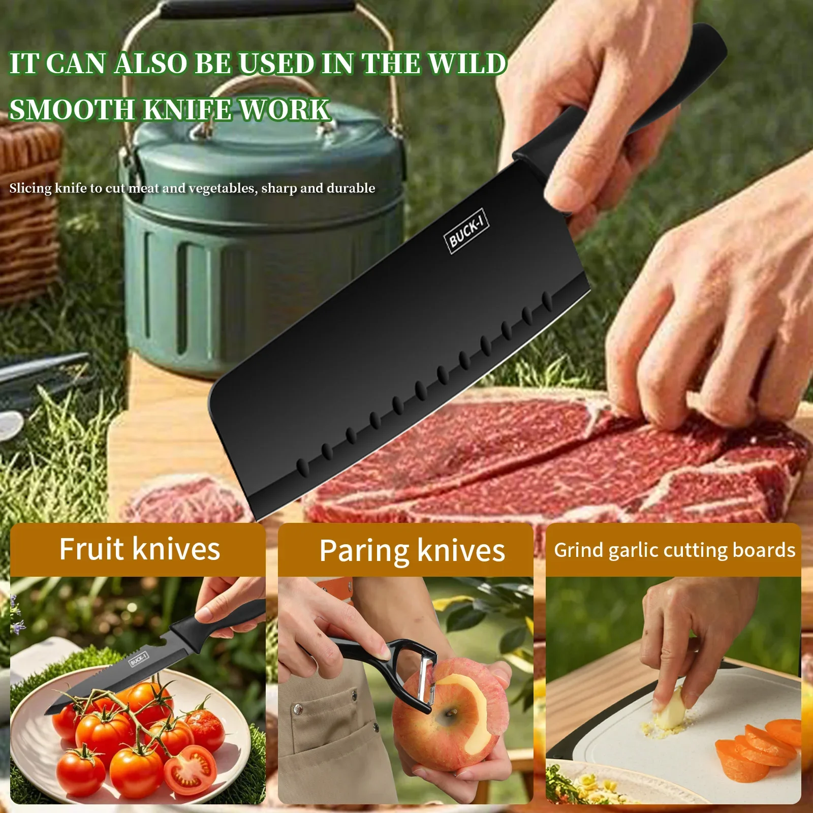 Portable outdoor utensils set  - Camping Cooking And Dining Set recension och pris