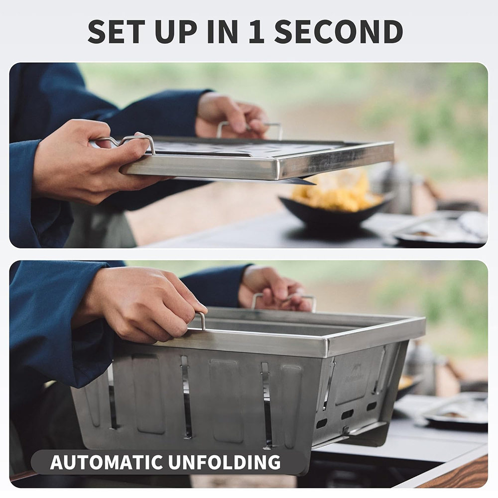 Naturehike Camping Charcoal Gr - Camping Cooking Cupboard recension och pris