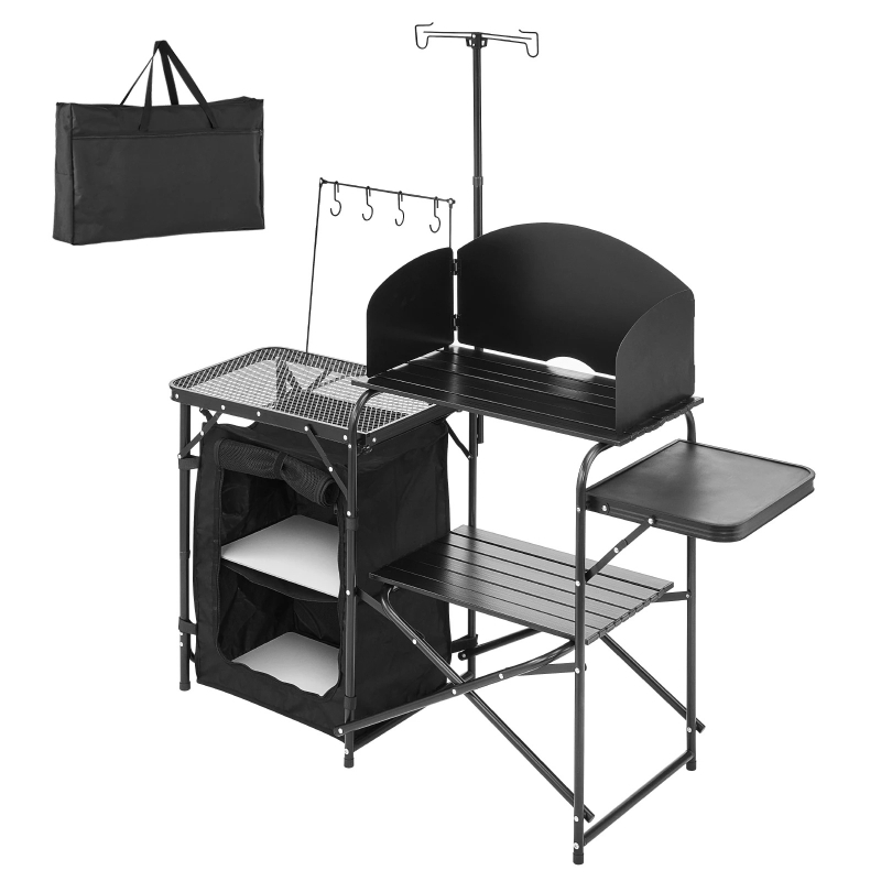 Camping Kitchen Table Folding  - Camping Cooking Cupboard recension och pris