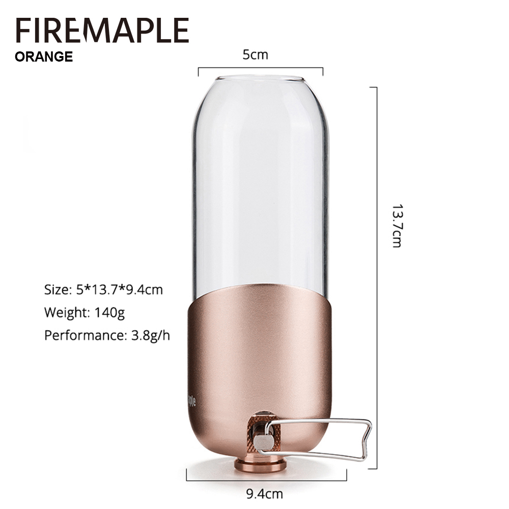 Fire Maple Orange Gas Lantern  - Camping Cooking Fuel recension och pris