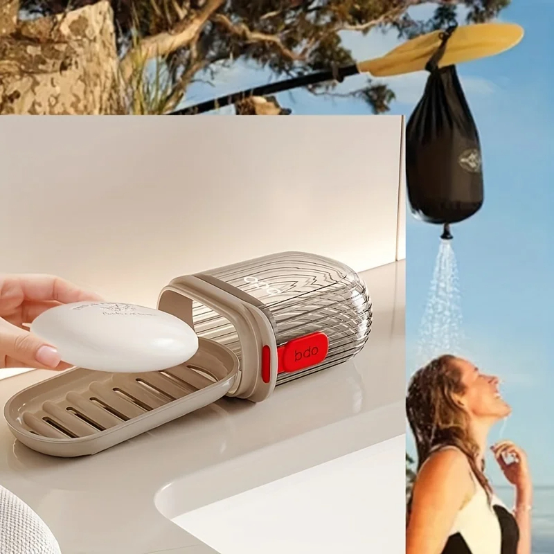Portable Soap Box Travel Leakp - Camping Cooking Utensil Holder recension och pris