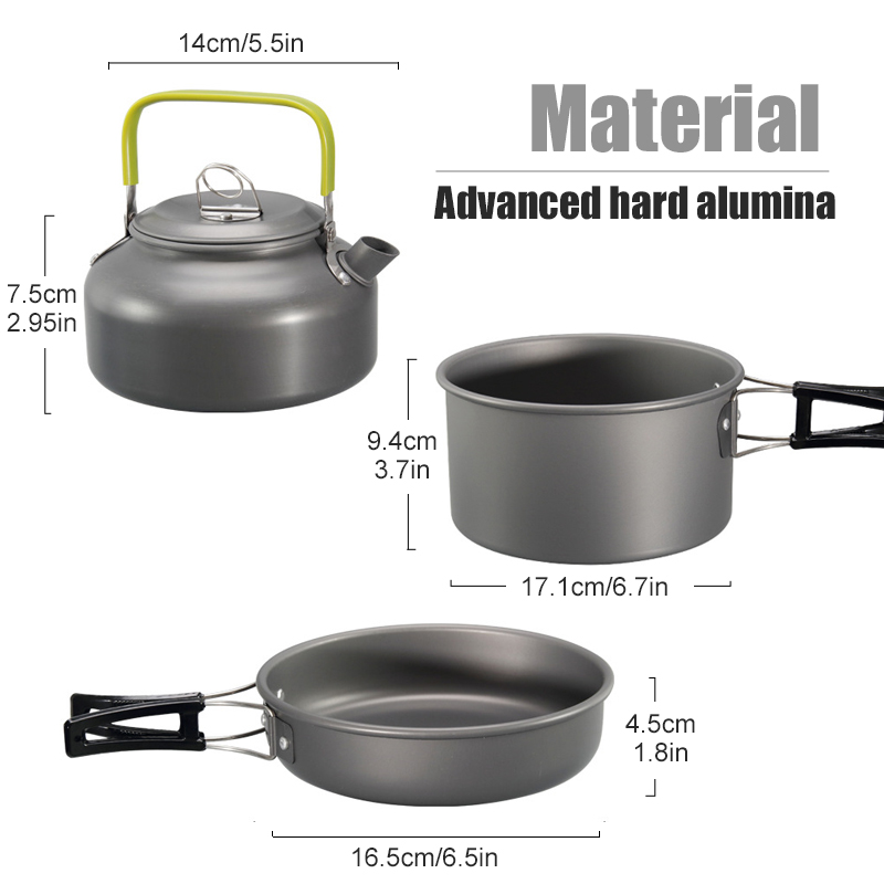 WESTTUNE Camping Cookware Kit  - Camping Cooking Utensil Set recension och pris