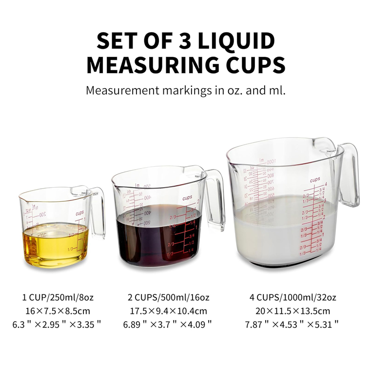 1Cup, 2Cup, 4Cup Transparent N - Camping Cooking Tool Set recension och pris