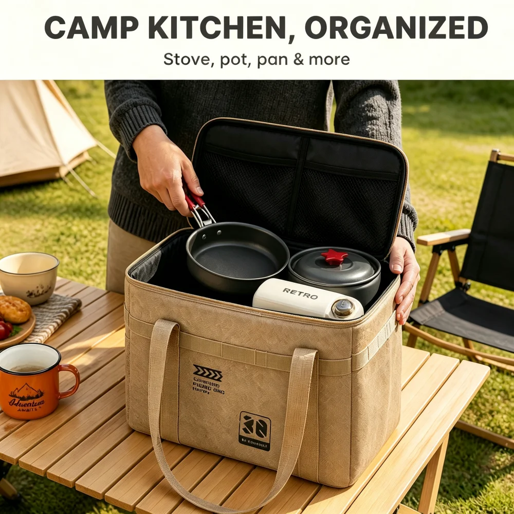 30L Large Capacity Camping Coo - Camping Cooking Cupboard recension och pris