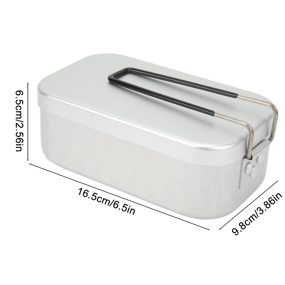 800ML Aluminum Lunch Boxes Out - Camping Cooking Tool Set recension och pris