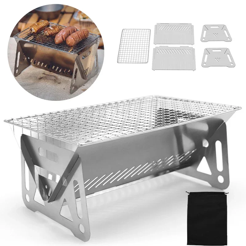 Grille Bbq Grill Barbecue Grid - Camping Cooking Range recension och pris