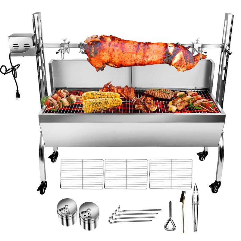 2-in-1 Barbecue Grill Roaster  - Camping Cooking Equipment Electric recension och pris