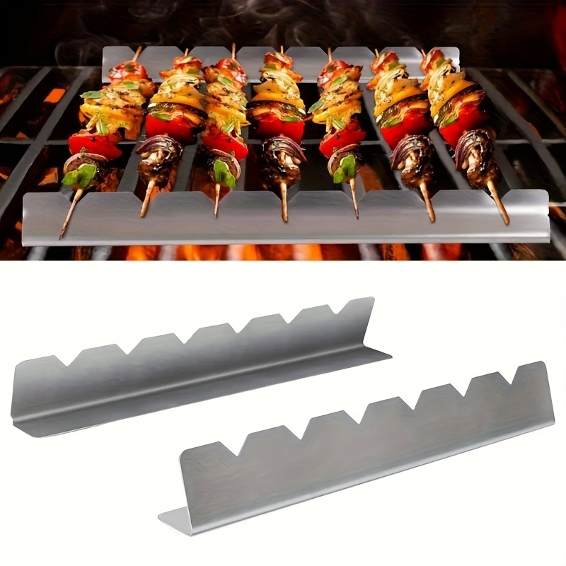 2pcs Kebab Rack Kebab Stands S - Camping Cooking Utensil Holder recension och pris