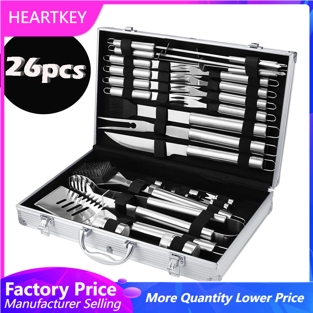 BBQ Tools Set Barbecue Grillin - Camping Cooking And Dining Set recension och pris