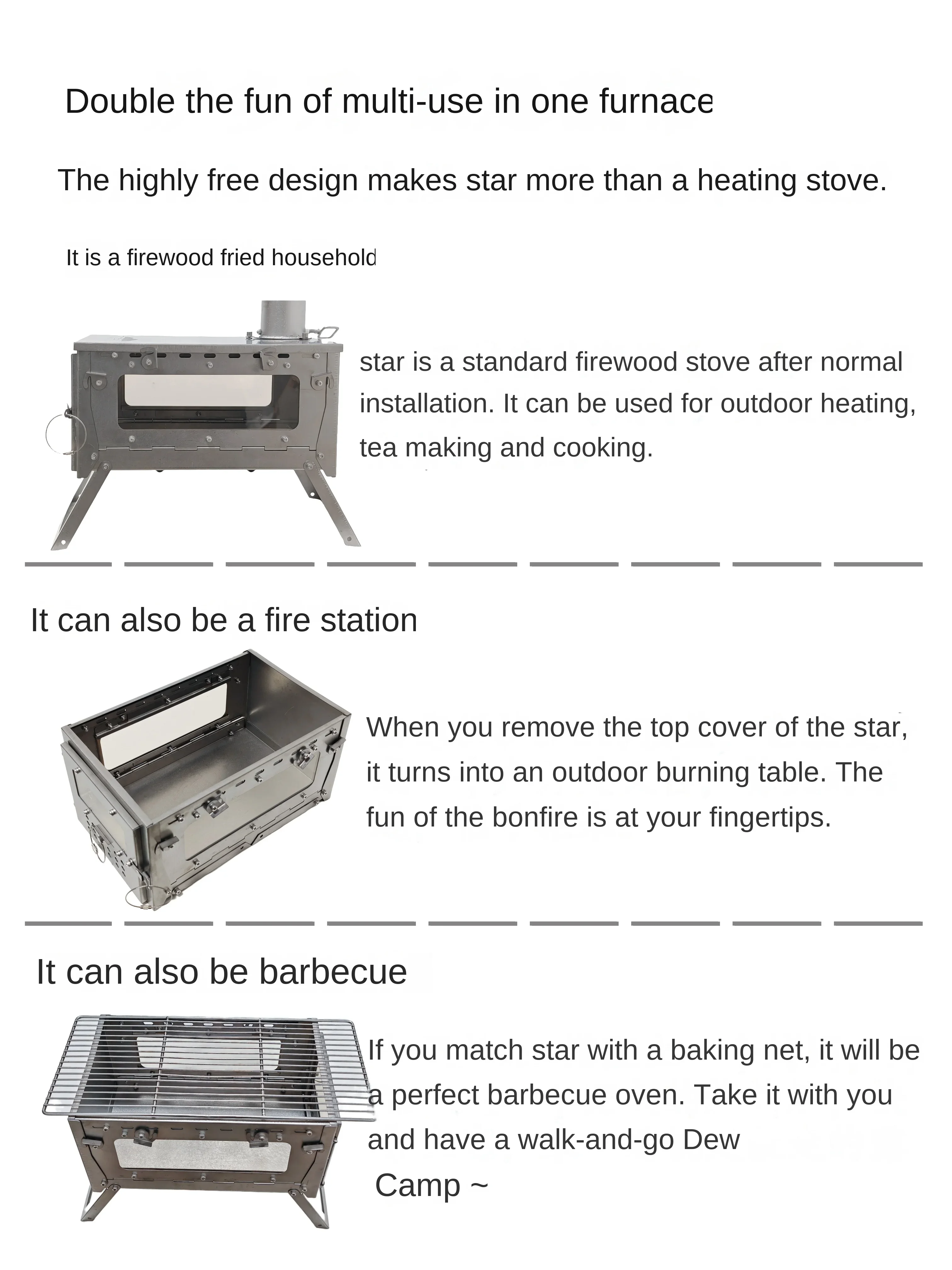 WT Star Ti Titanium Alloy Fold - Camping Cooking Fuel recension och pris