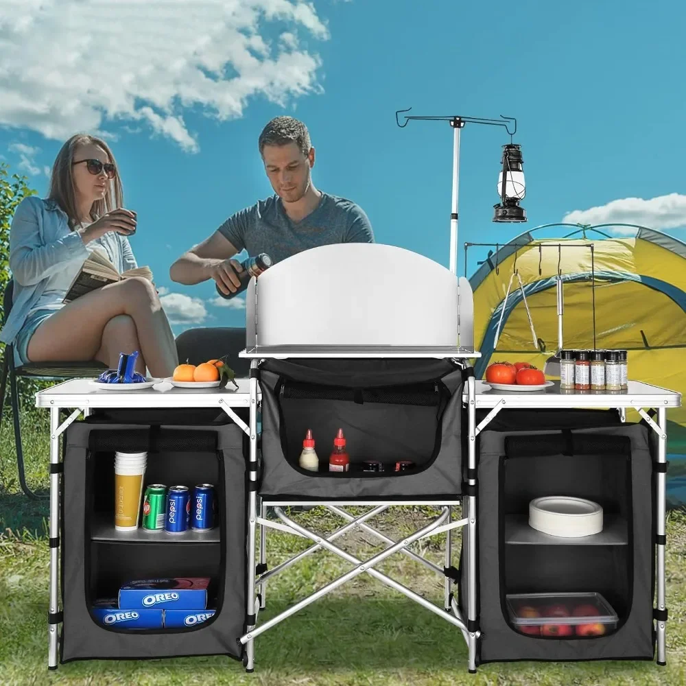 A Camping Kitchen Table, Foldi - Camping Cooking Cupboard recension och pris