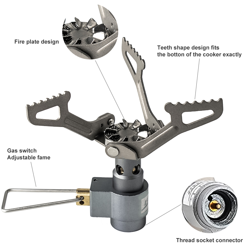 BRS Outdoor Gas Stove Mini Cam - Camping Cooking System recension och pris