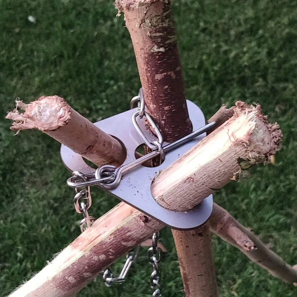 Stainless Steel Camping Tripod - Camping Cooking Utensil Set recension och pris