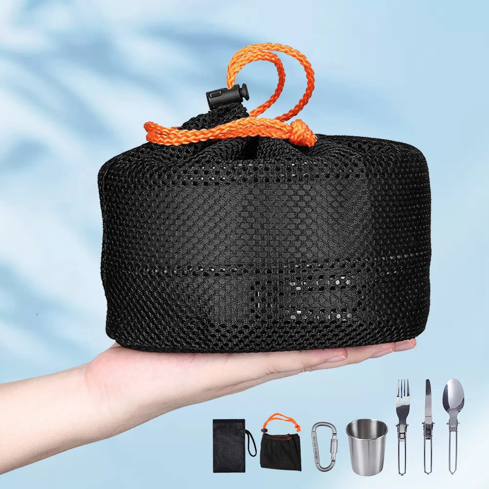 Camping Cookware Kit Kettle Po - Camping Cooking Utensil Set recension och pris